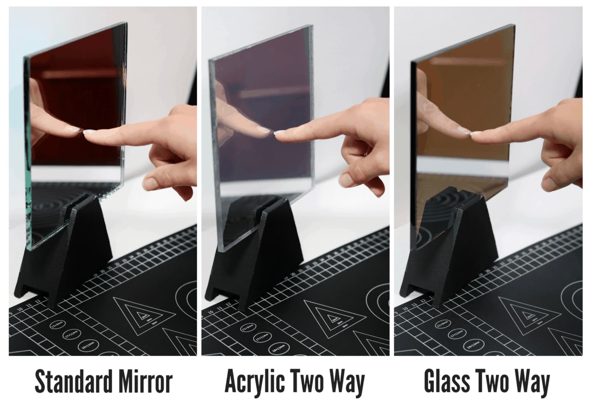 Two-Way Mirror - custom mirror installation by Custom Glass Brooklyn